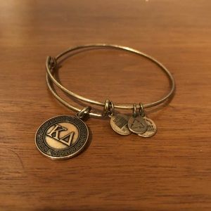 Alex & Ani Gold Kappa Delta charm bangle